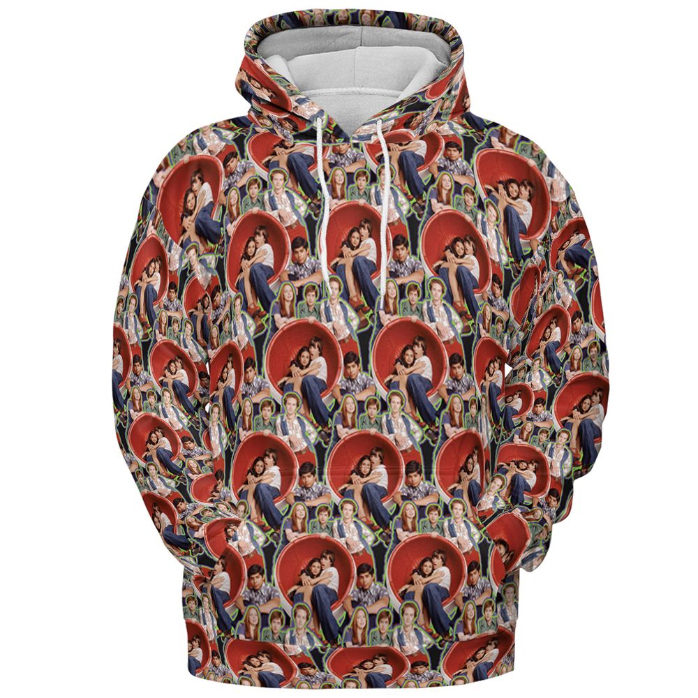 All-over Print Hoodie - 6SWCZ1M7 -  - 2