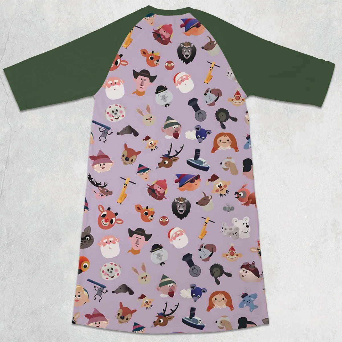 3/4 Sleeve Raglan Dress - MG8Q116K