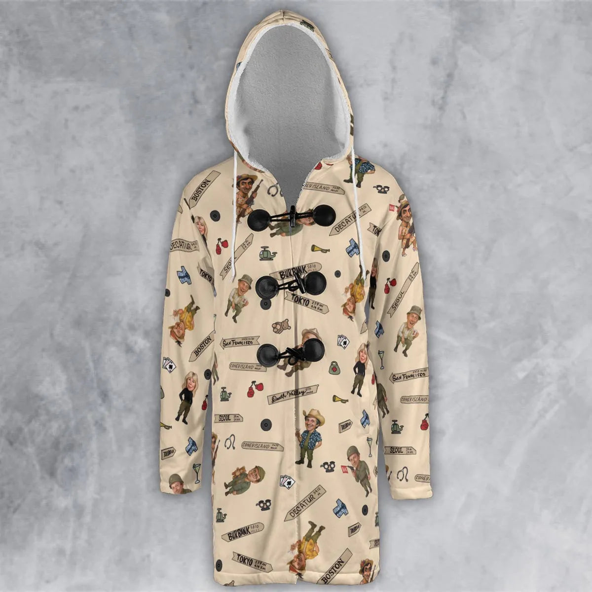 Hooded Cloak Coat - 5FR81LG6