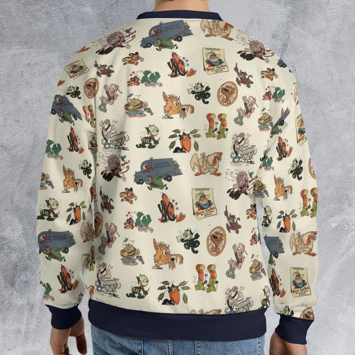 All-over Print Sweatshirt - 5M2CHENC