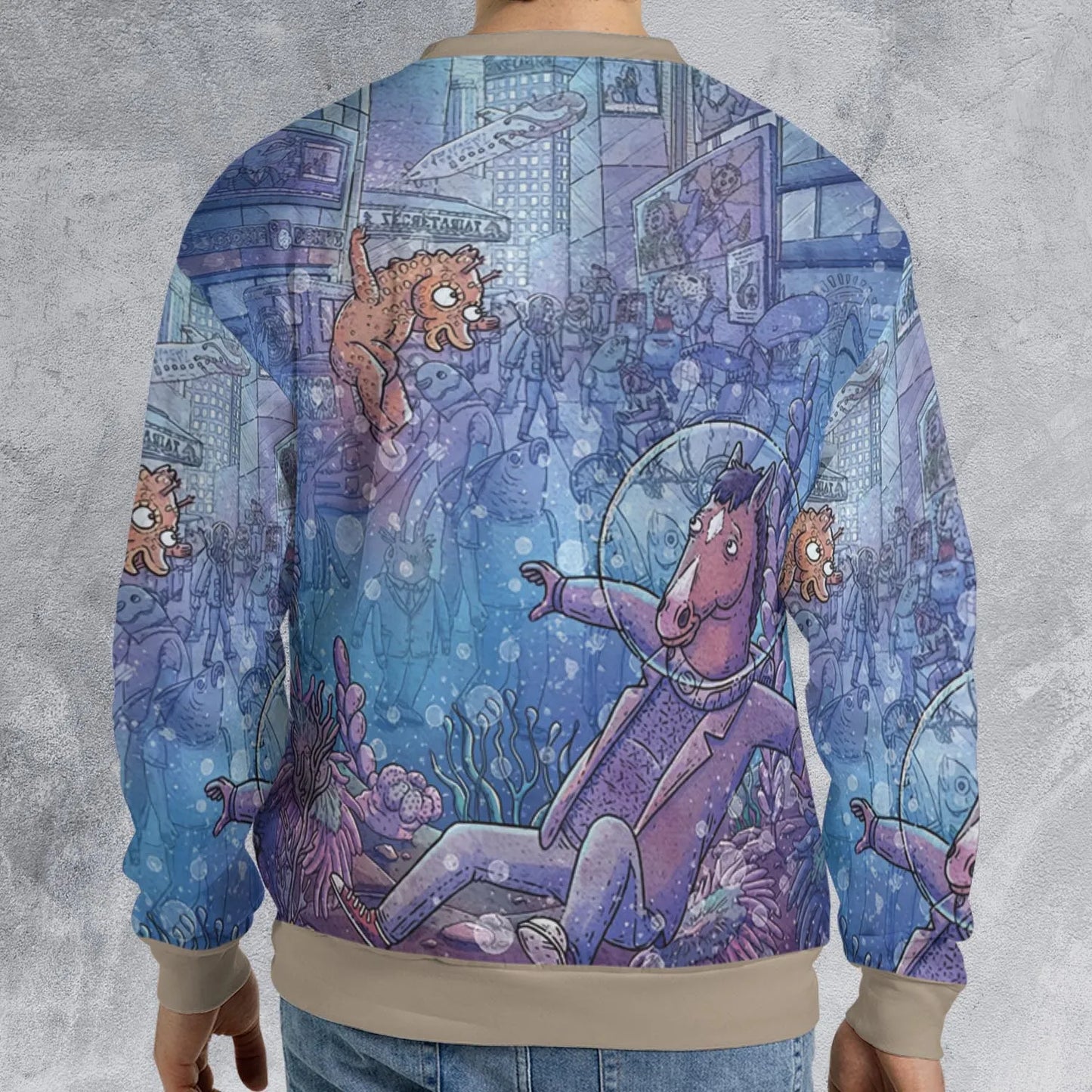 All-over Print Sweatshirt - XKB2U214