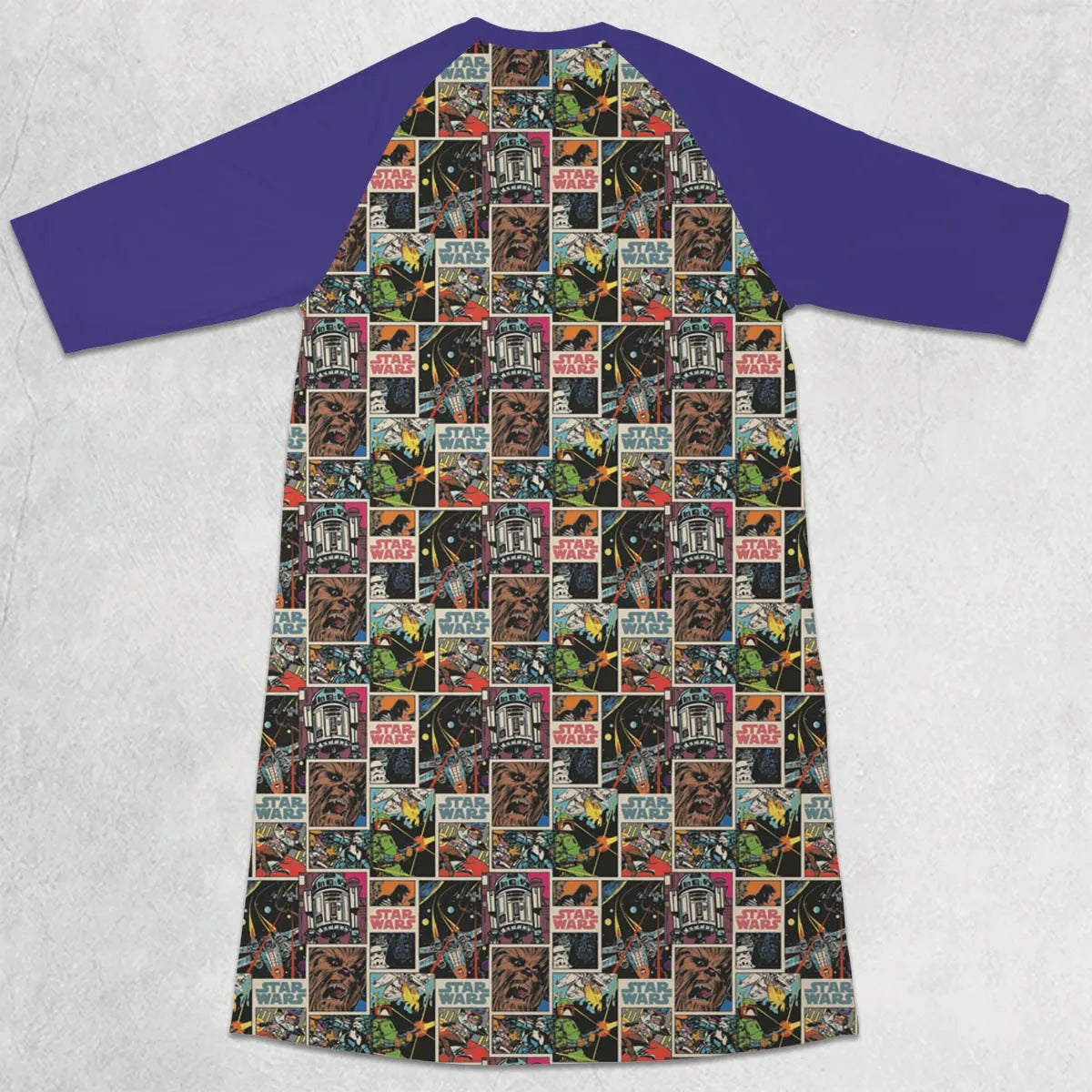 3/4 Sleeve Raglan Dress - ZCL1R3QY