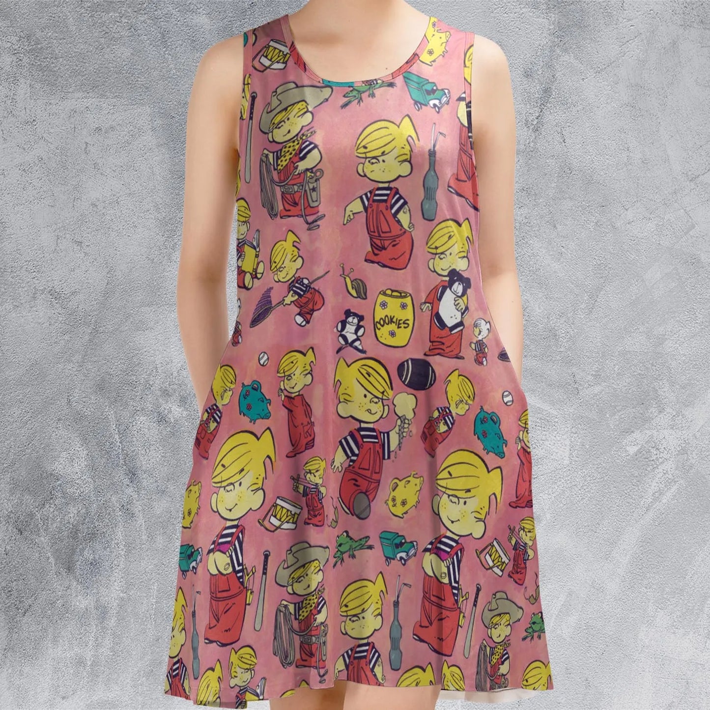 Sleeveless Dress - 1MTKDQRC