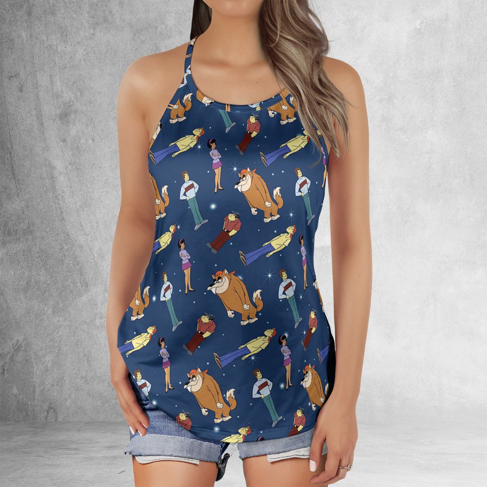 Criss Cross Tank Top - 45P8G7BM -  - 2