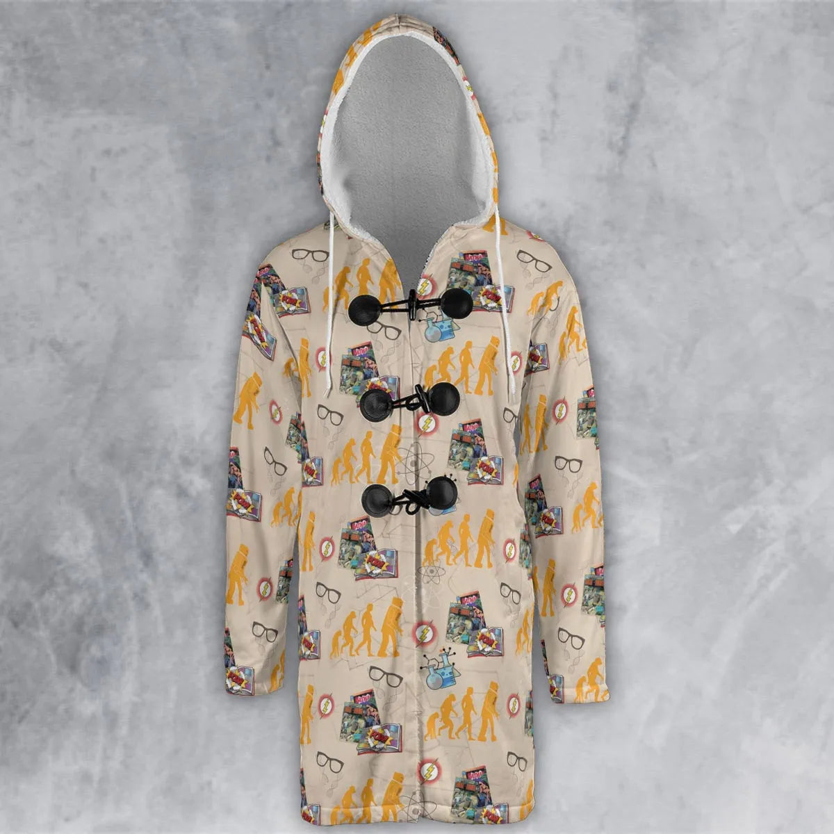 Hooded Cloak Coat - 7M84VF9K