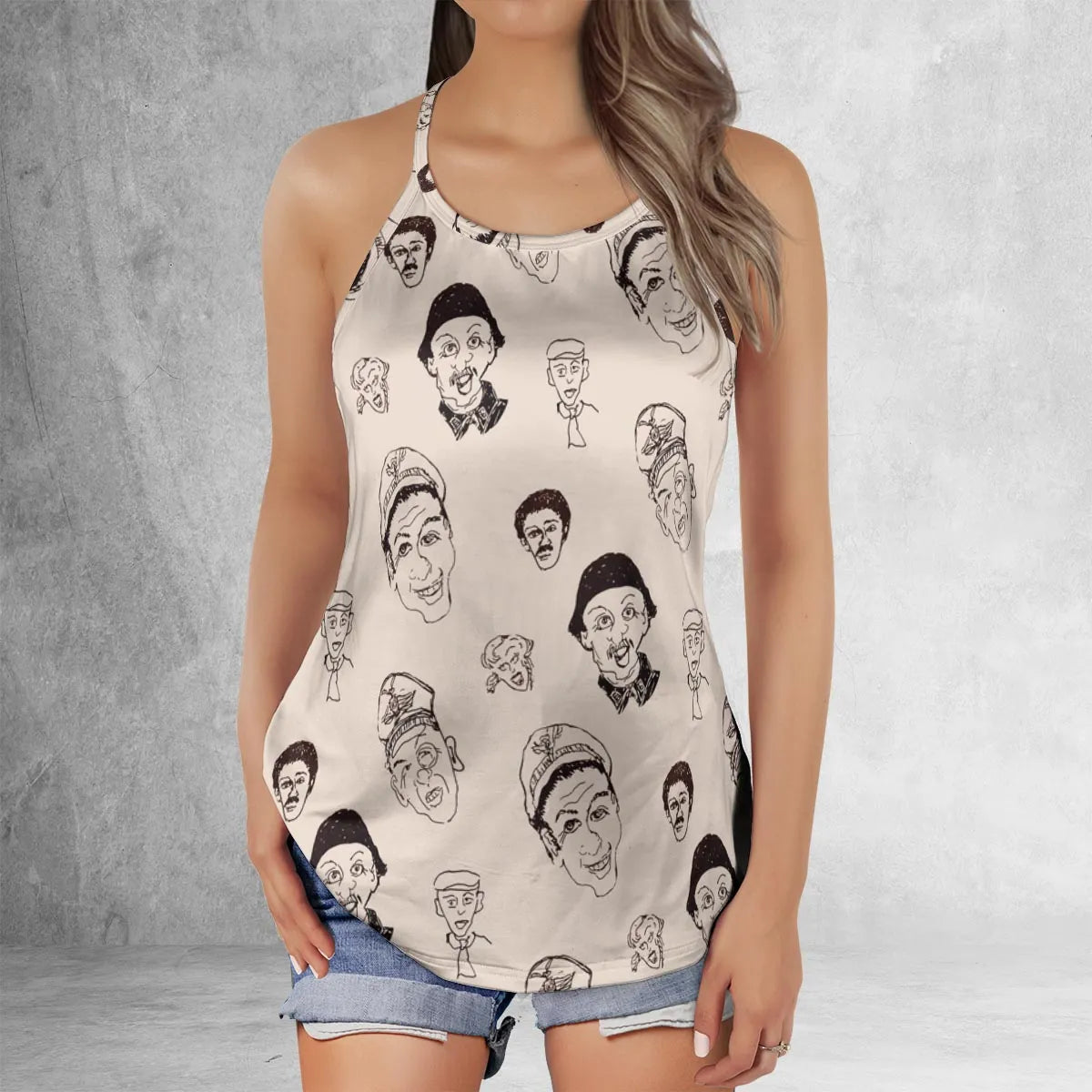 Criss Cross Tank Top - RSULME29