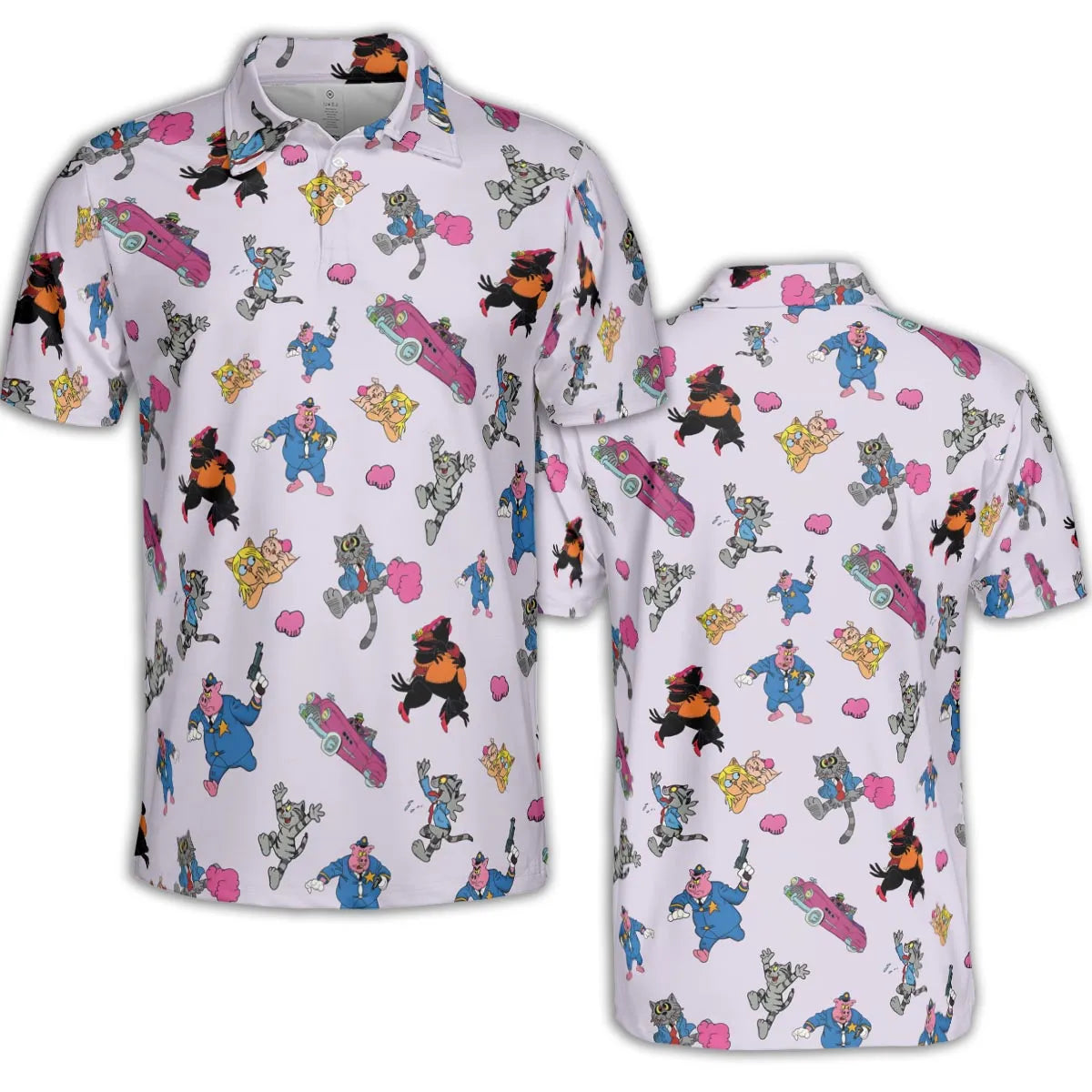 AOP Men/Women Polo Shirt - MVWWHZ6N