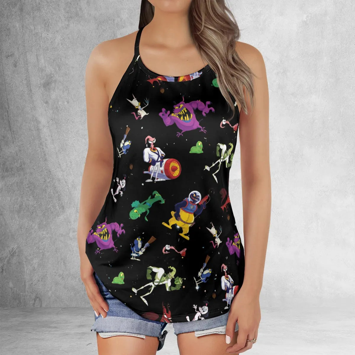 Criss Cross Tank Top - 2MVPM33Z