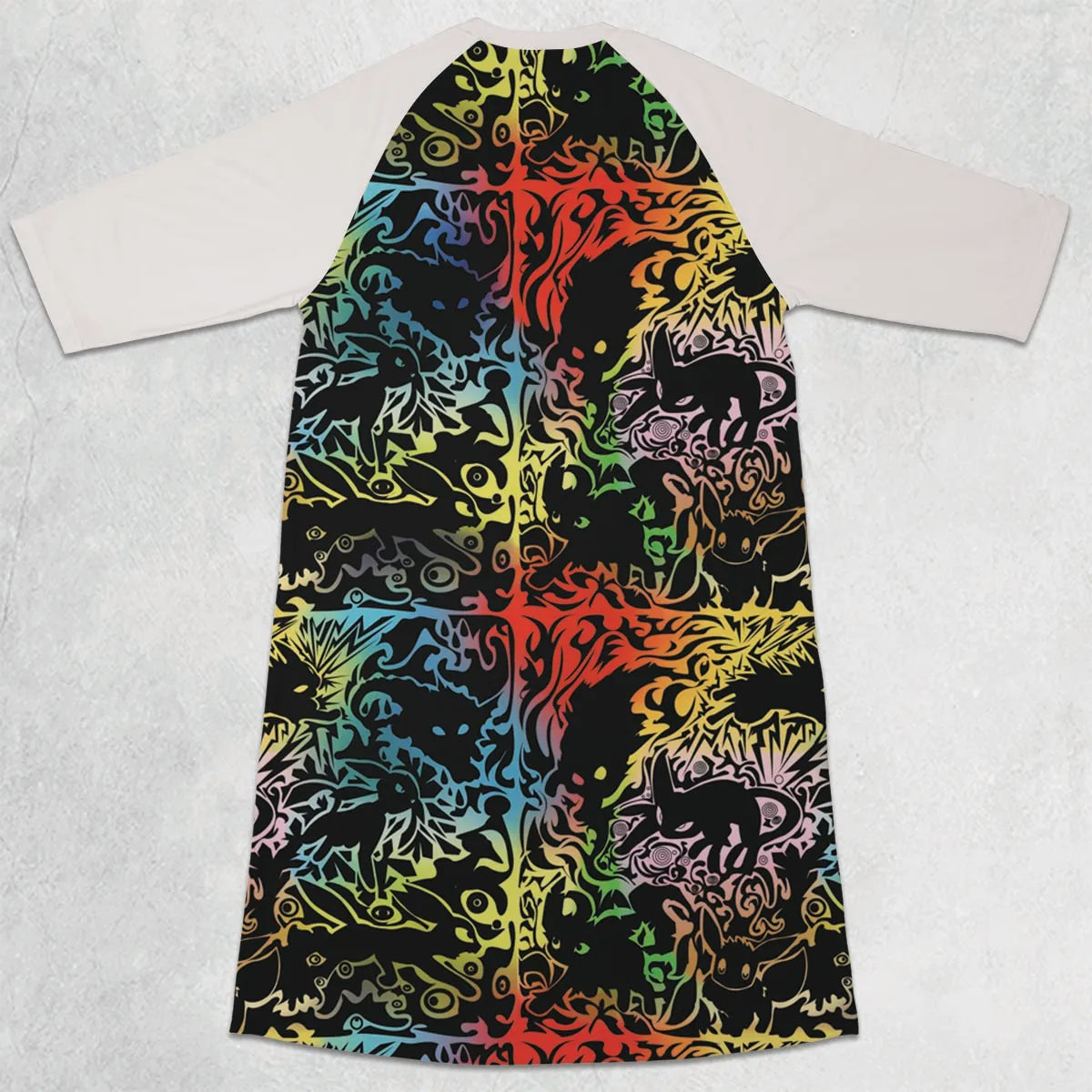 3/4 Sleeve Raglan Dress - 4ATLNHS2