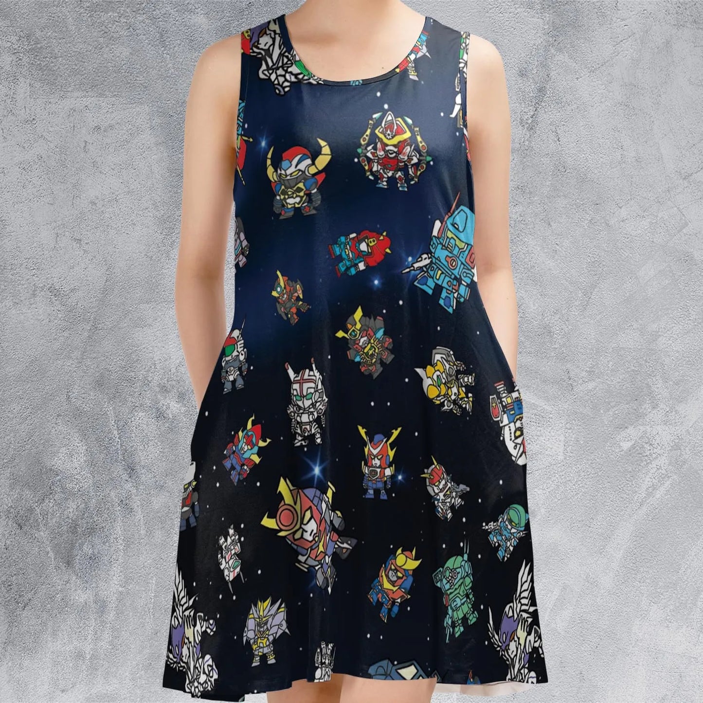 Sleeveless Dress - QX6D8XAE