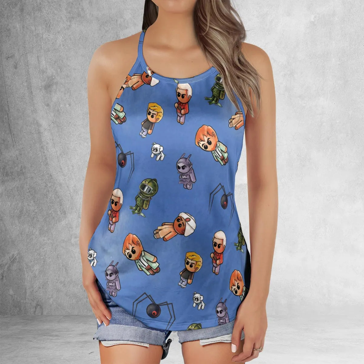 Criss Cross Tank Top - EZCXBXUF