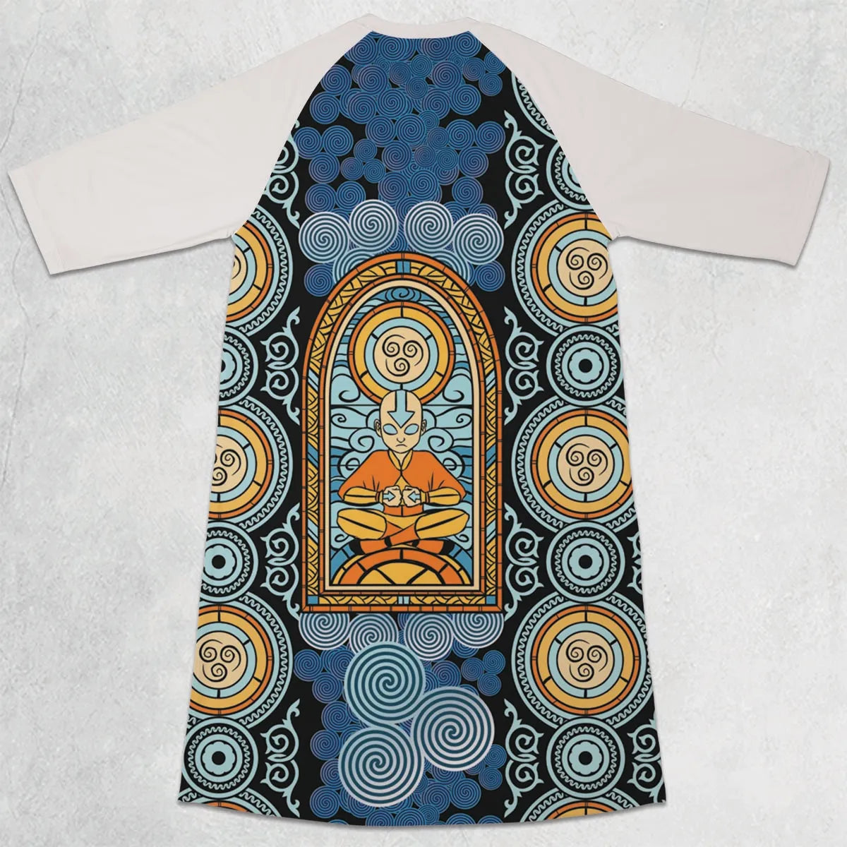 3/4 Sleeve Raglan Dress - FJ81KWWY