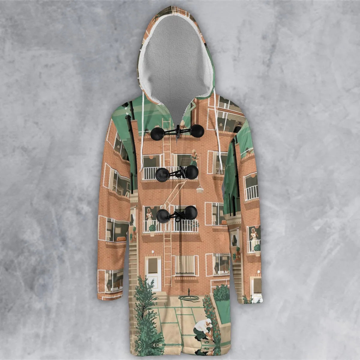 Hooded Cloak Coat - EUXZBNYW