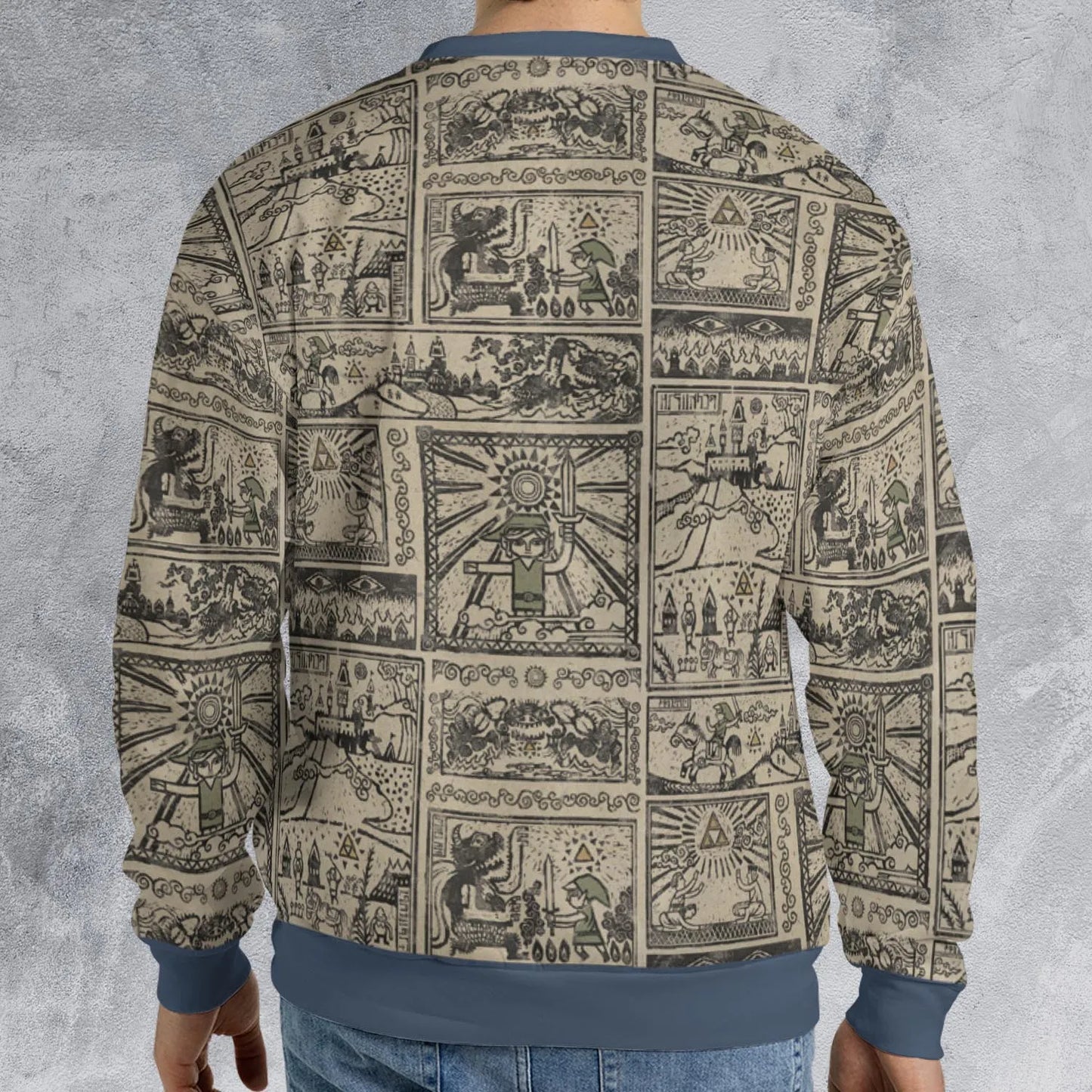 All-over Print Sweatshirt - AKA9W67S