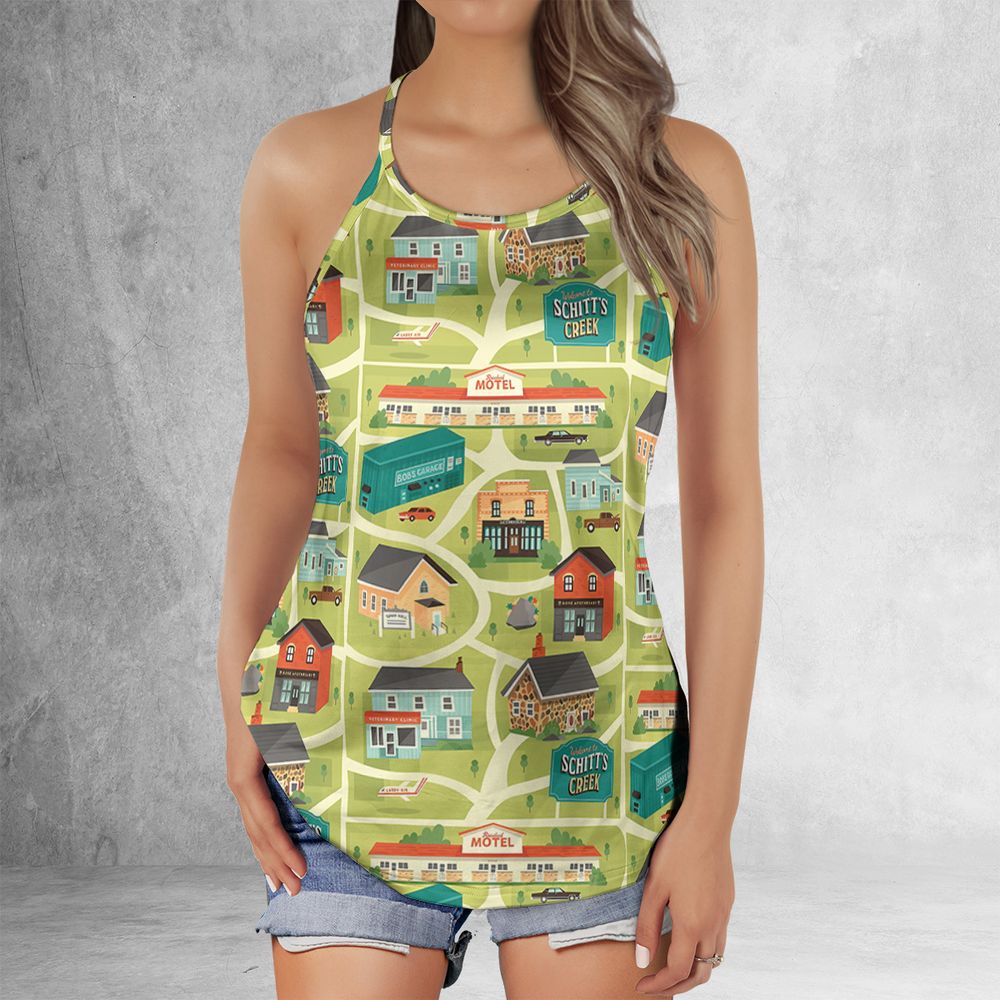 Criss Cross Tank Top - GARYN6FD -  - 2