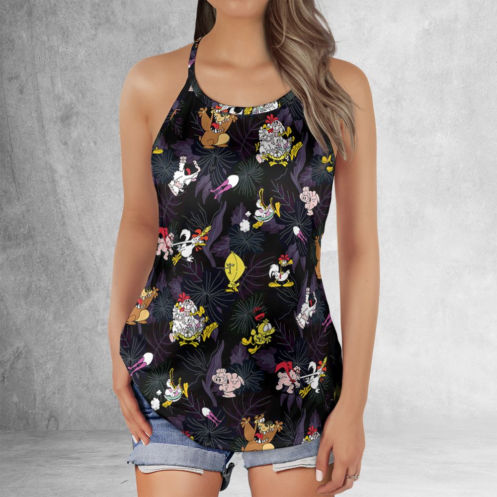 Criss Cross Tank Top - CBMP85E5 -  - 2