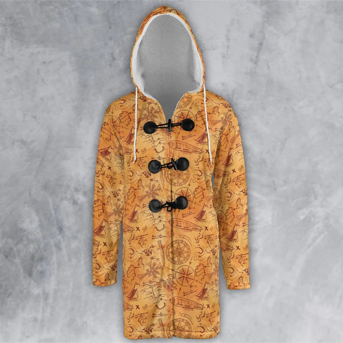 Hooded Cloak Coat - RP6FM9KZ