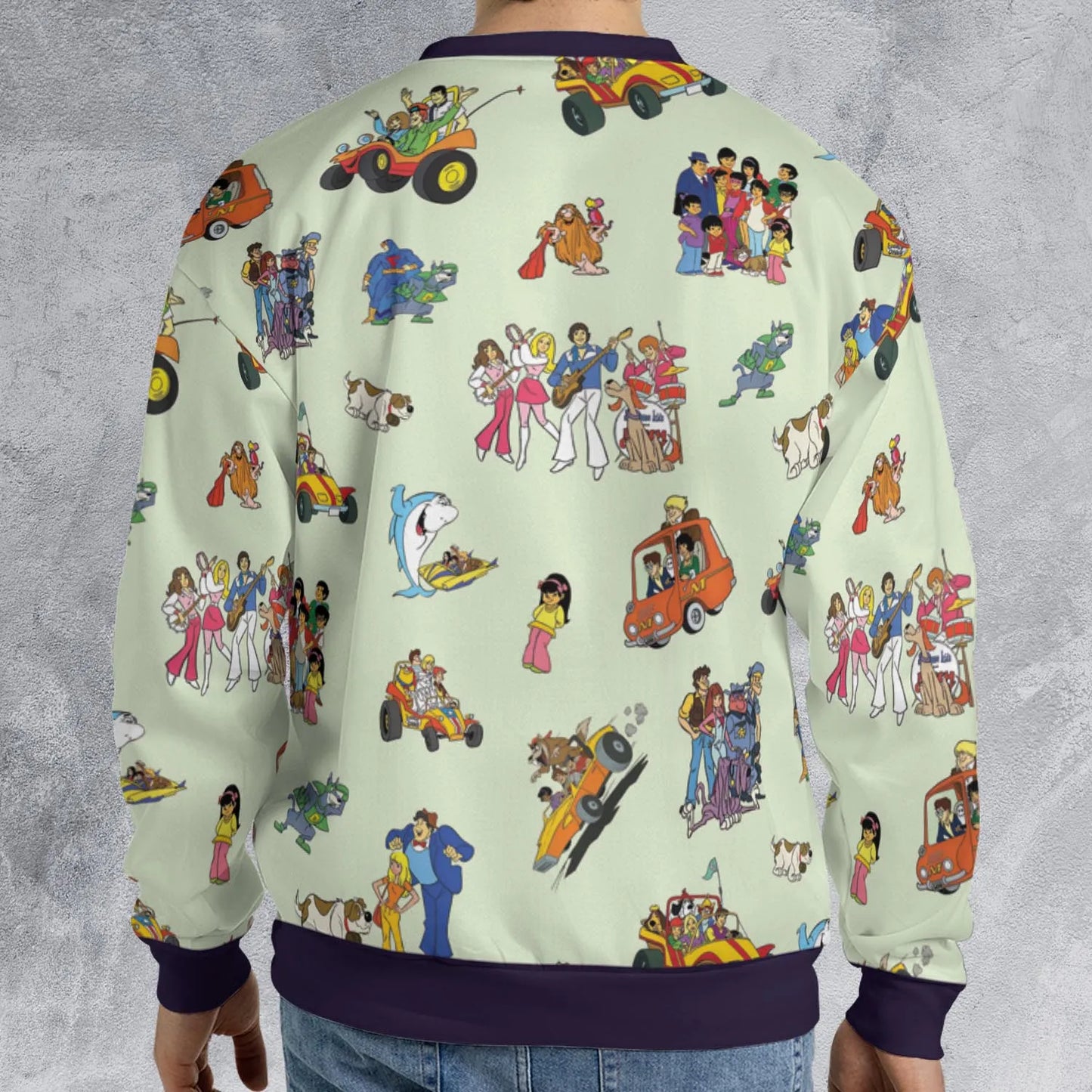 All-over Print Sweatshirt - JQQ2WD9Q