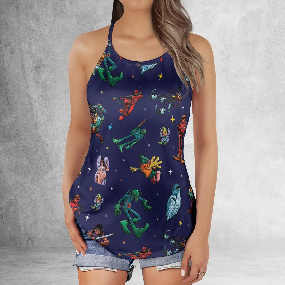 Criss Cross Tank Top - BBZB6A2M