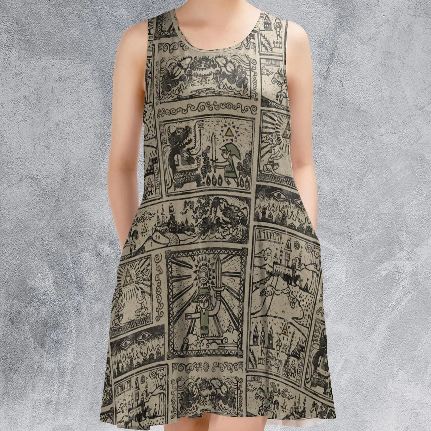 Sleeveless Dress - TNUY58BE