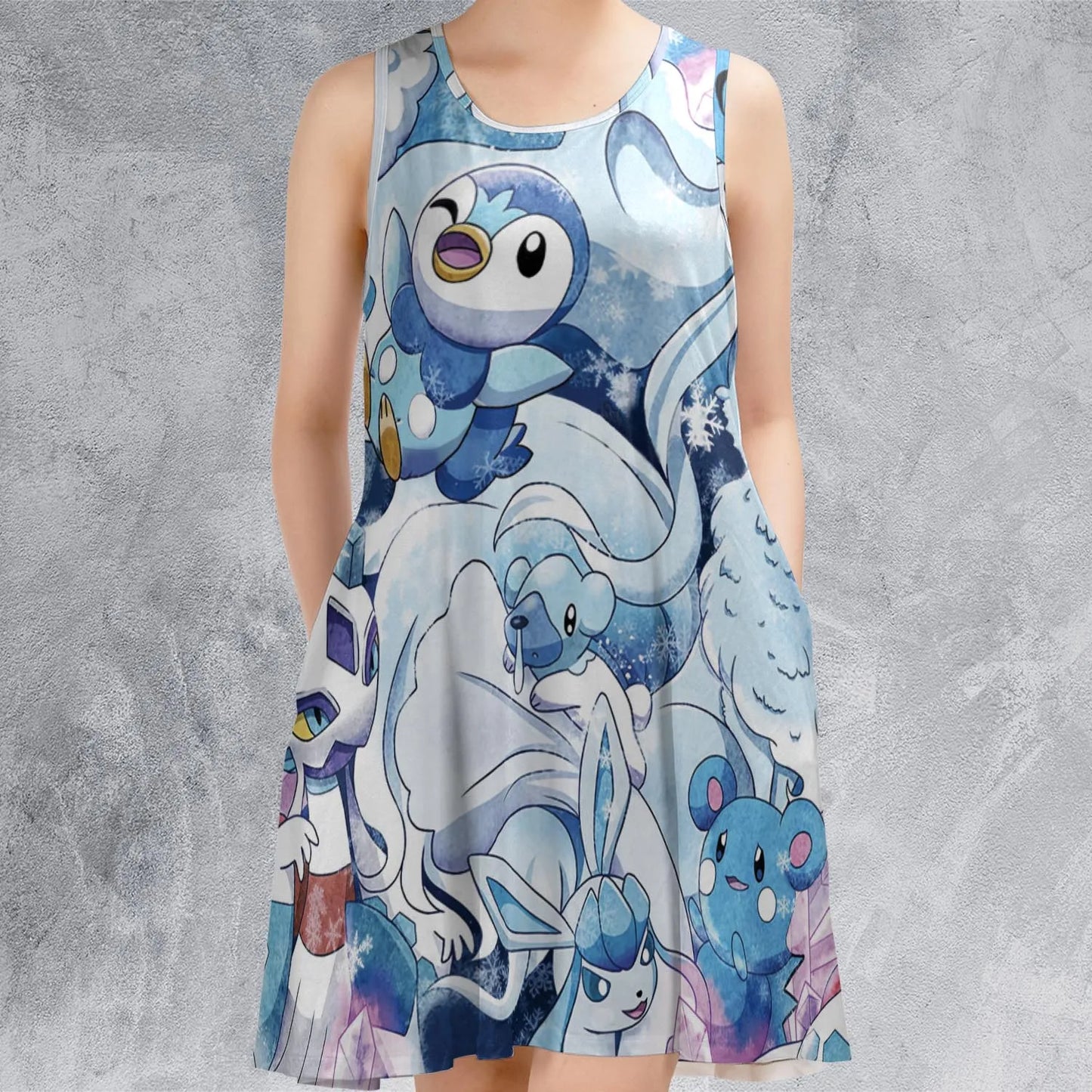 Sleeveless Dress - PQTYVEXD