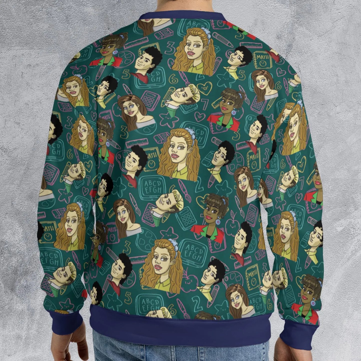 All-over Print Sweatshirt - HGBZXYUG