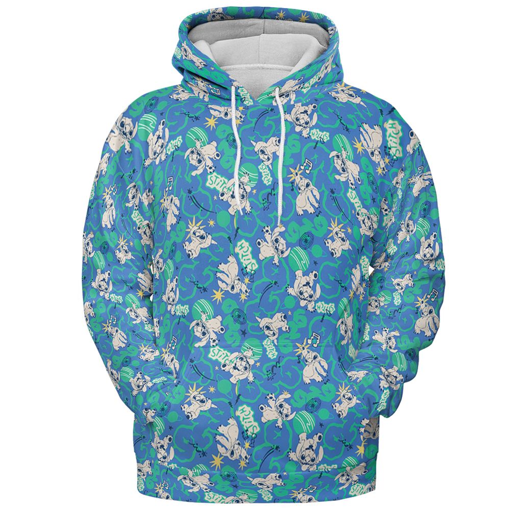 All-over Print Hoodie - NGA2C7KV -  - 2