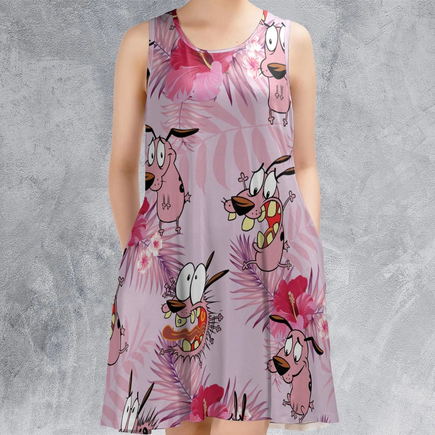 Sleeveless Dress - U5UG8L5Q