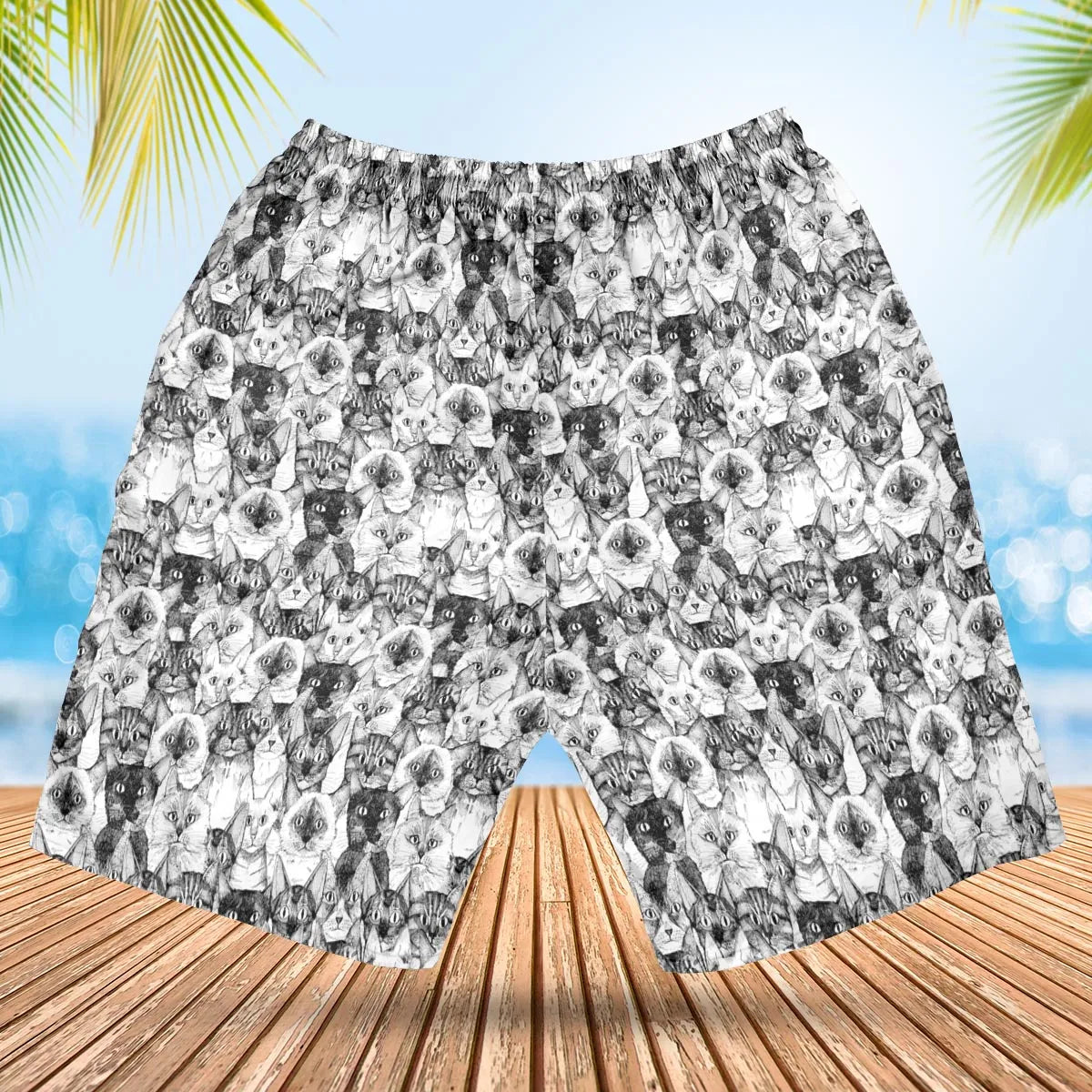Just Cats Hawaiian Short