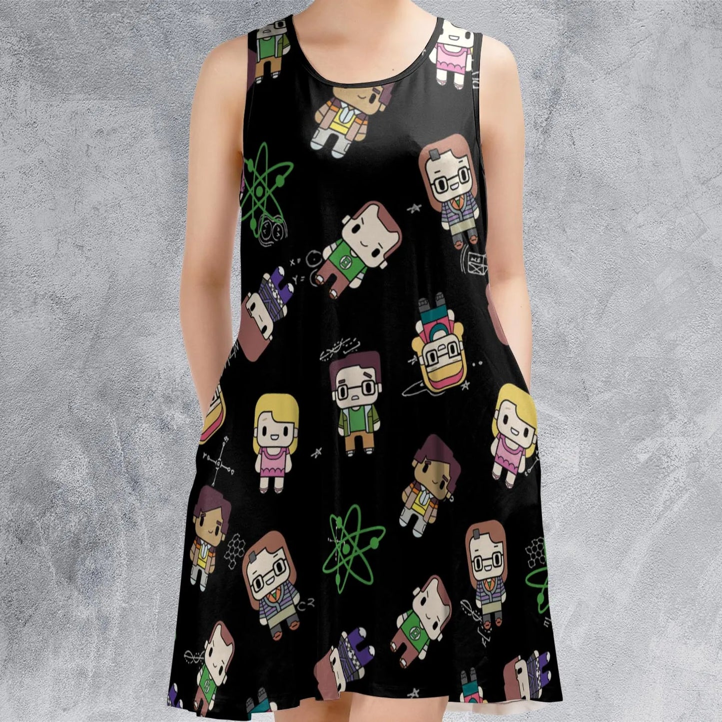 Sleeveless Dress - 4BL54R6K