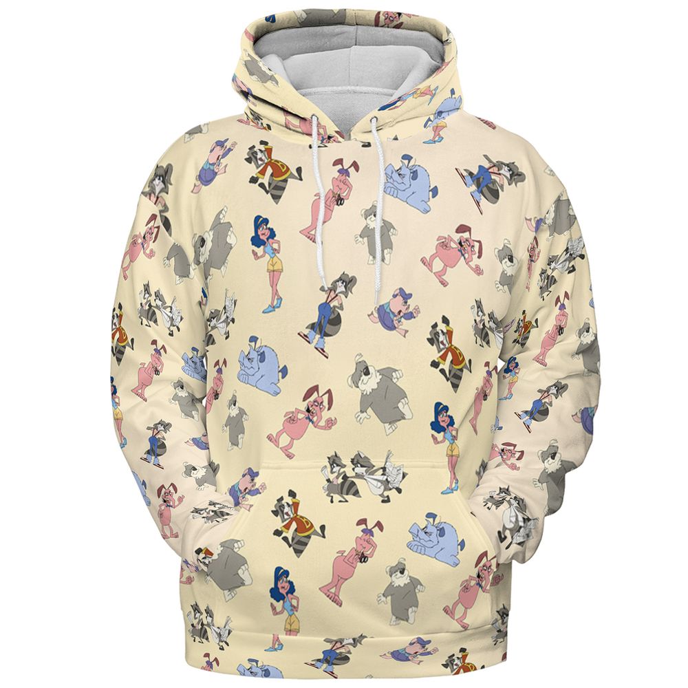 All-over Print Hoodie - SNLNBFUZ -  - 2