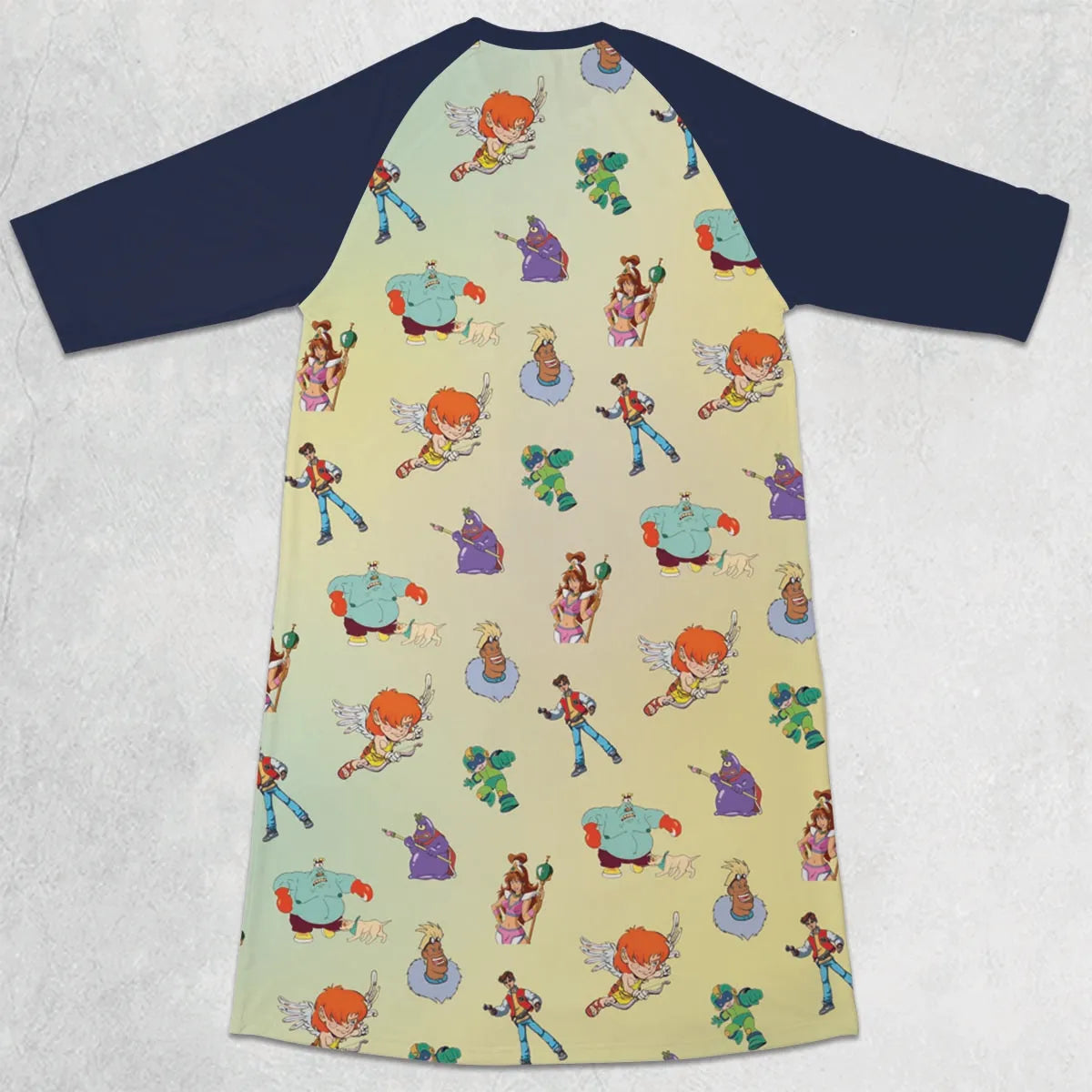 3/4 Sleeve Raglan Dress - ATFGURT8