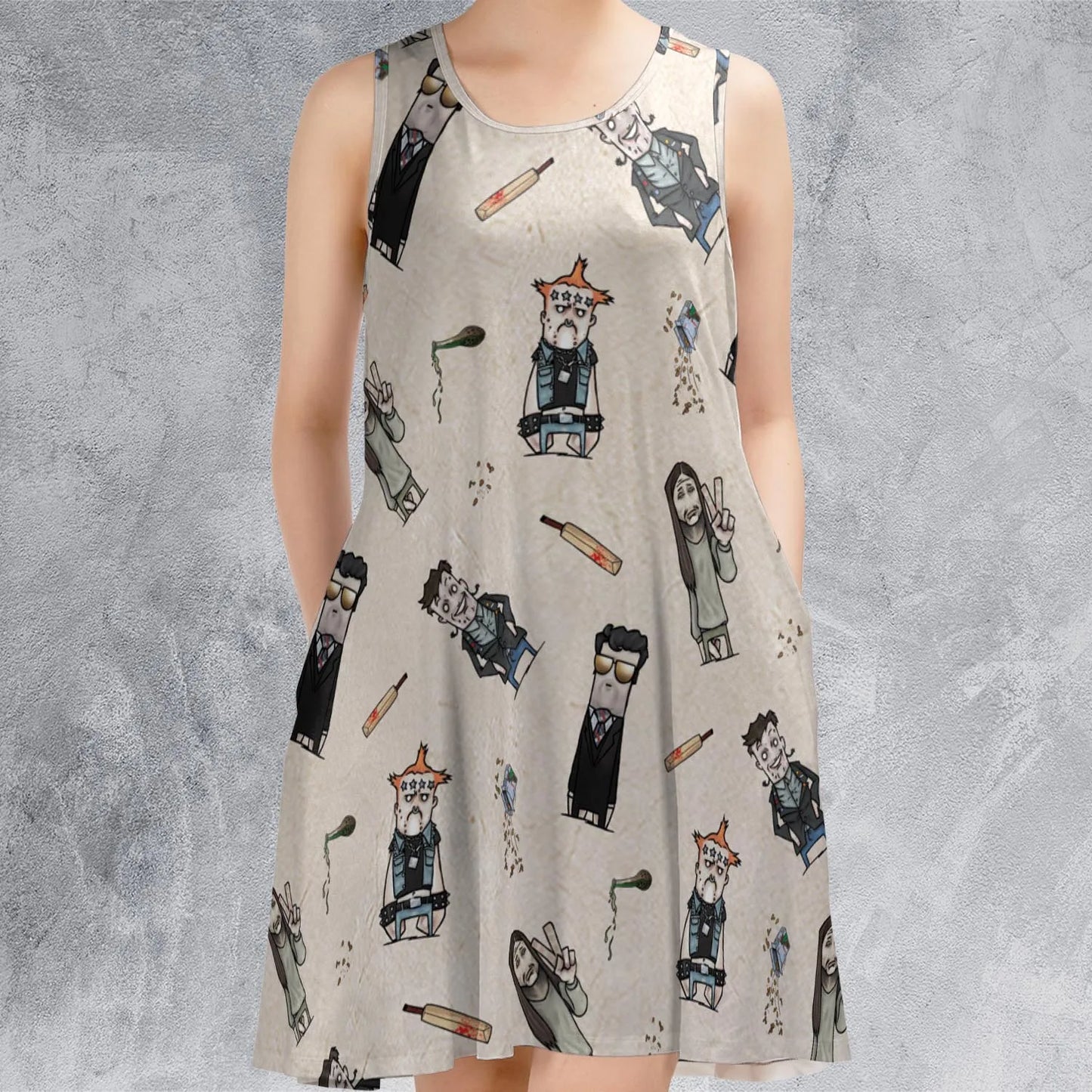 Sleeveless Dress - X3KKG1UE