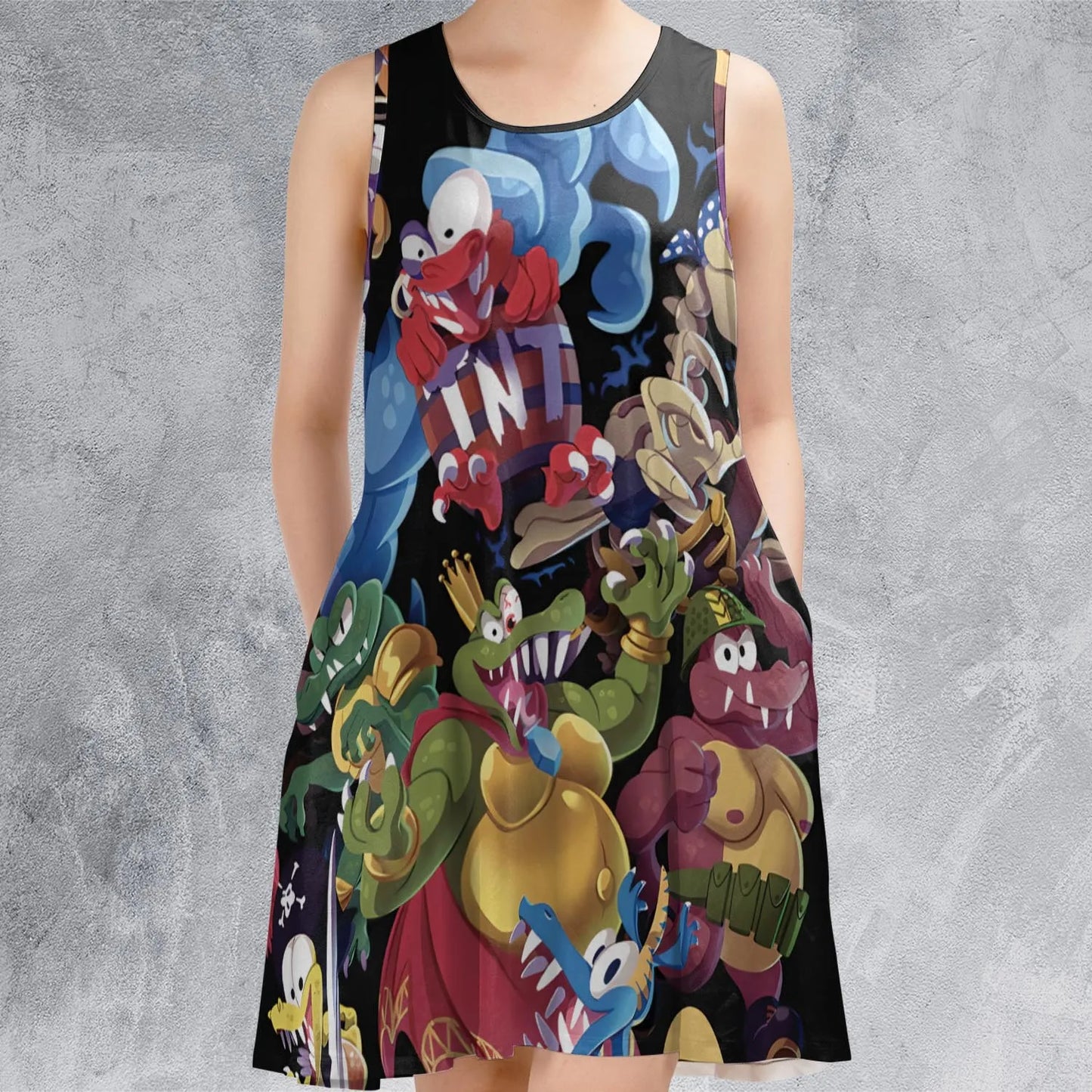 Sleeveless Dress - QH4TY76B