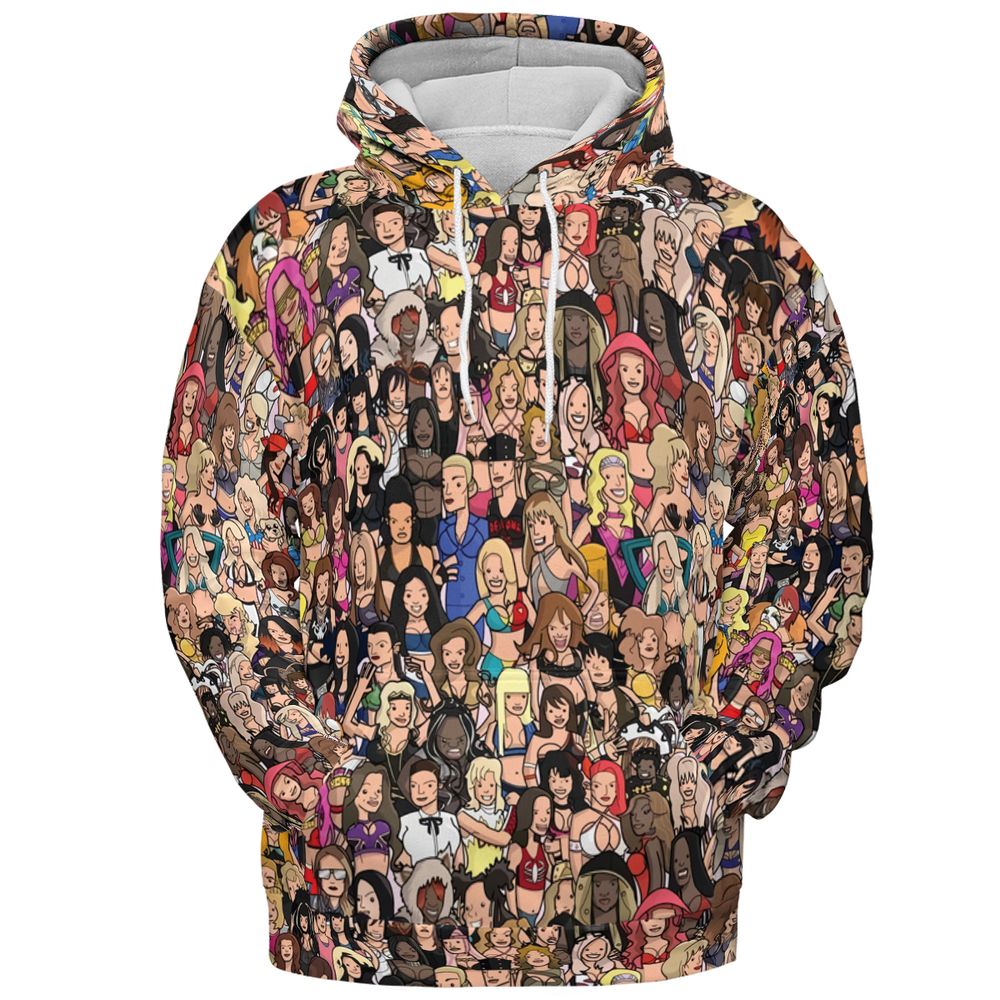 All-over Print Hoodie - N2964NA3 -  - 2