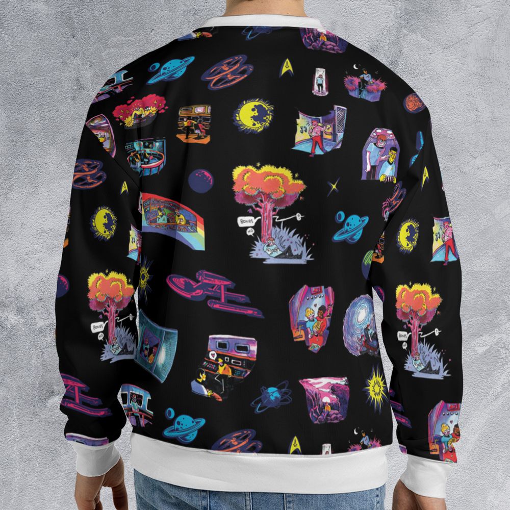 All-over Print Sweatshirt - TQ8MR9WS -  - 2