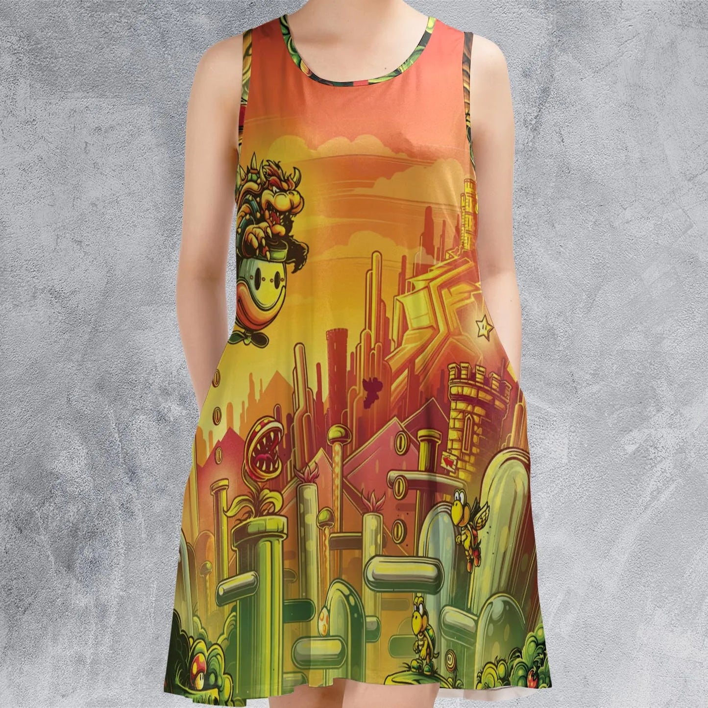 Sleeveless Dress - TUZAVE41