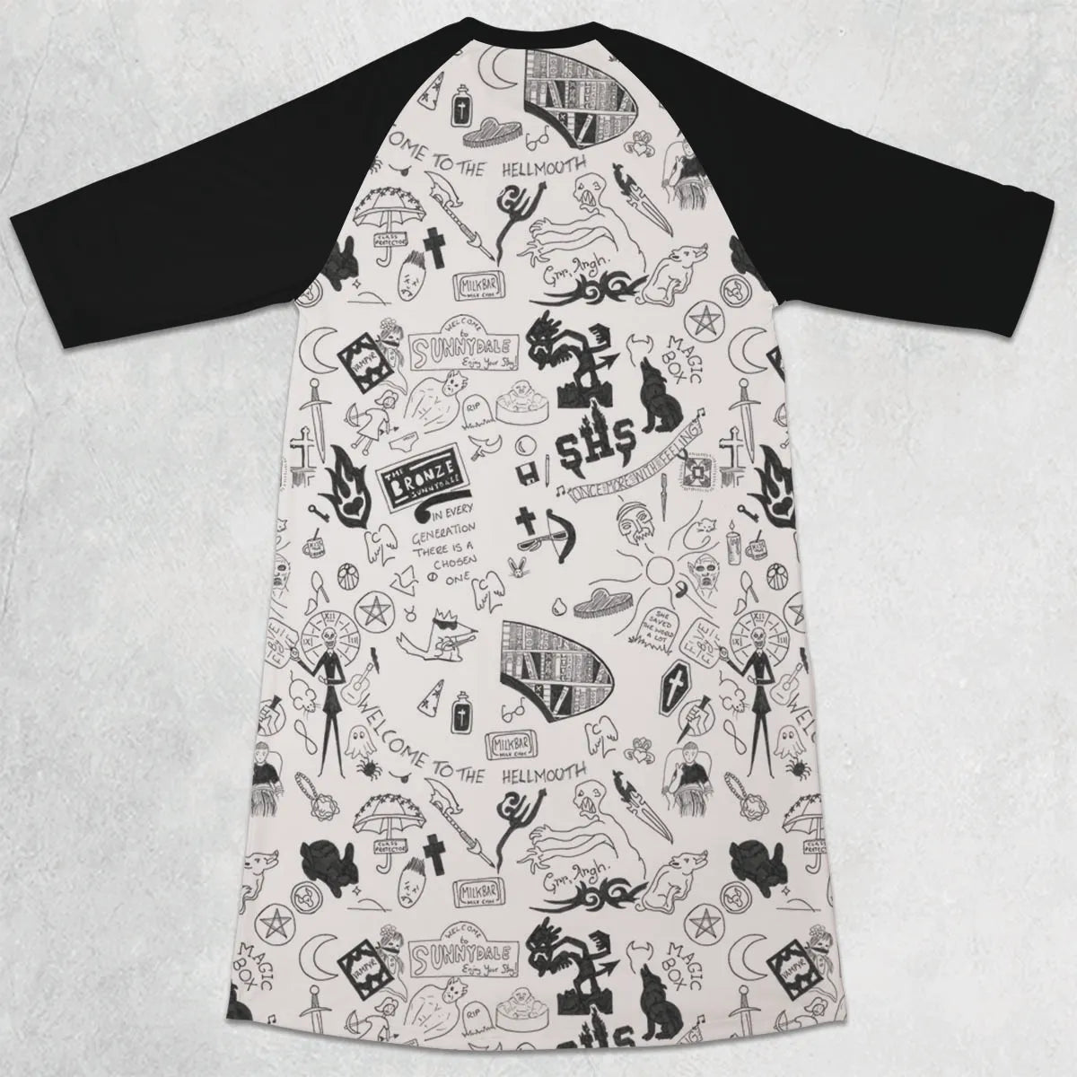 3/4 Sleeve Raglan Dress - 28WRDPZC