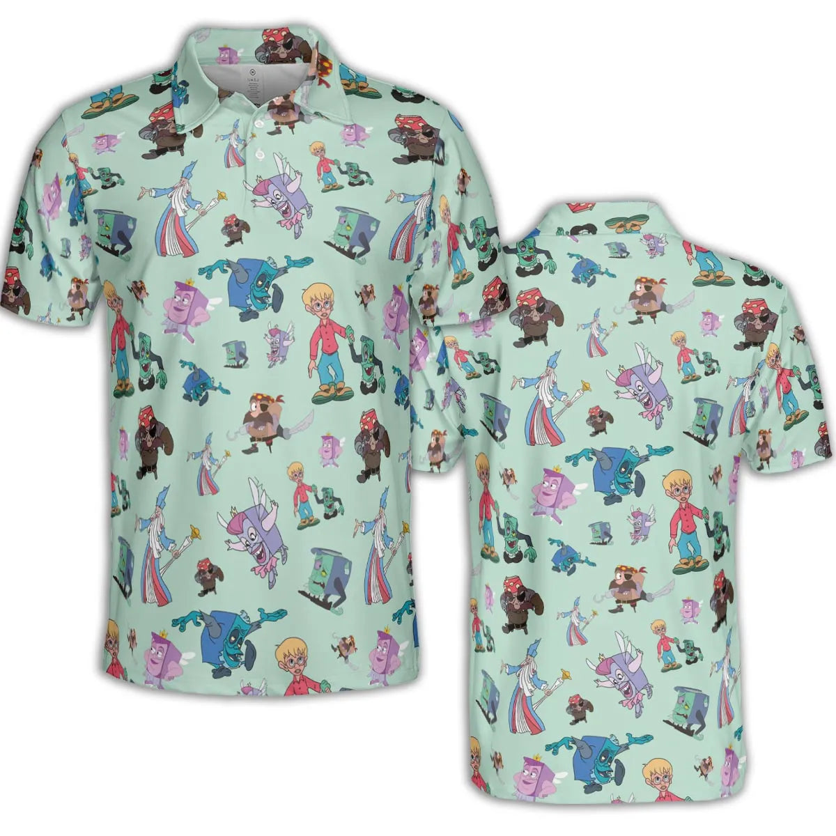 AOP Men/Women Polo Shirt - E2D3AP9N