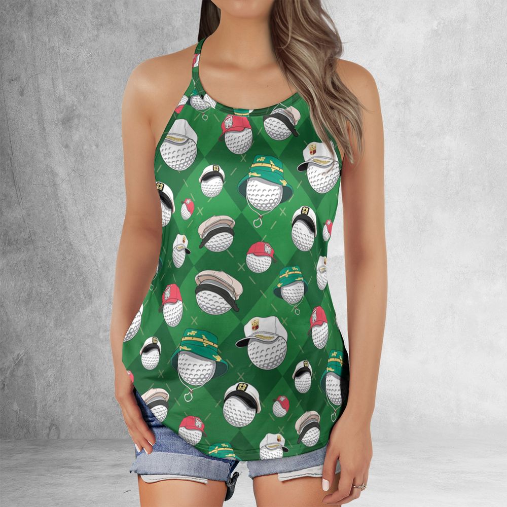 Criss Cross Tank Top - 7U81E6R6 -  - 2
