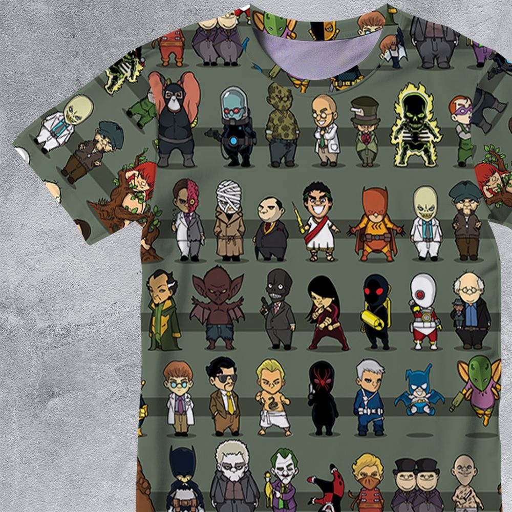 All-Over Print Unisex T-Shirt - 1BWA89LH -  - 2