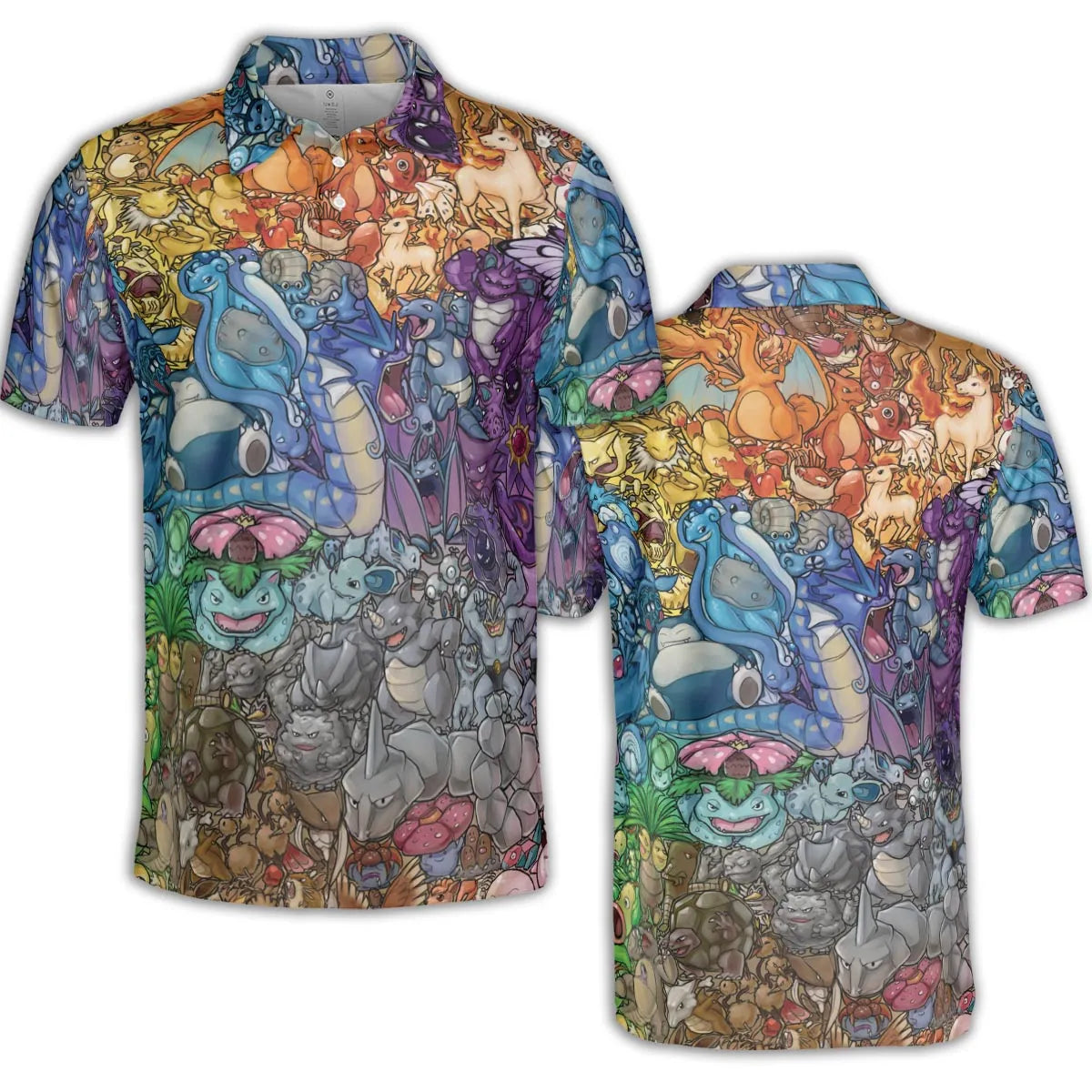 AOP Men/Women Polo Shirt - GTNEW2JJ