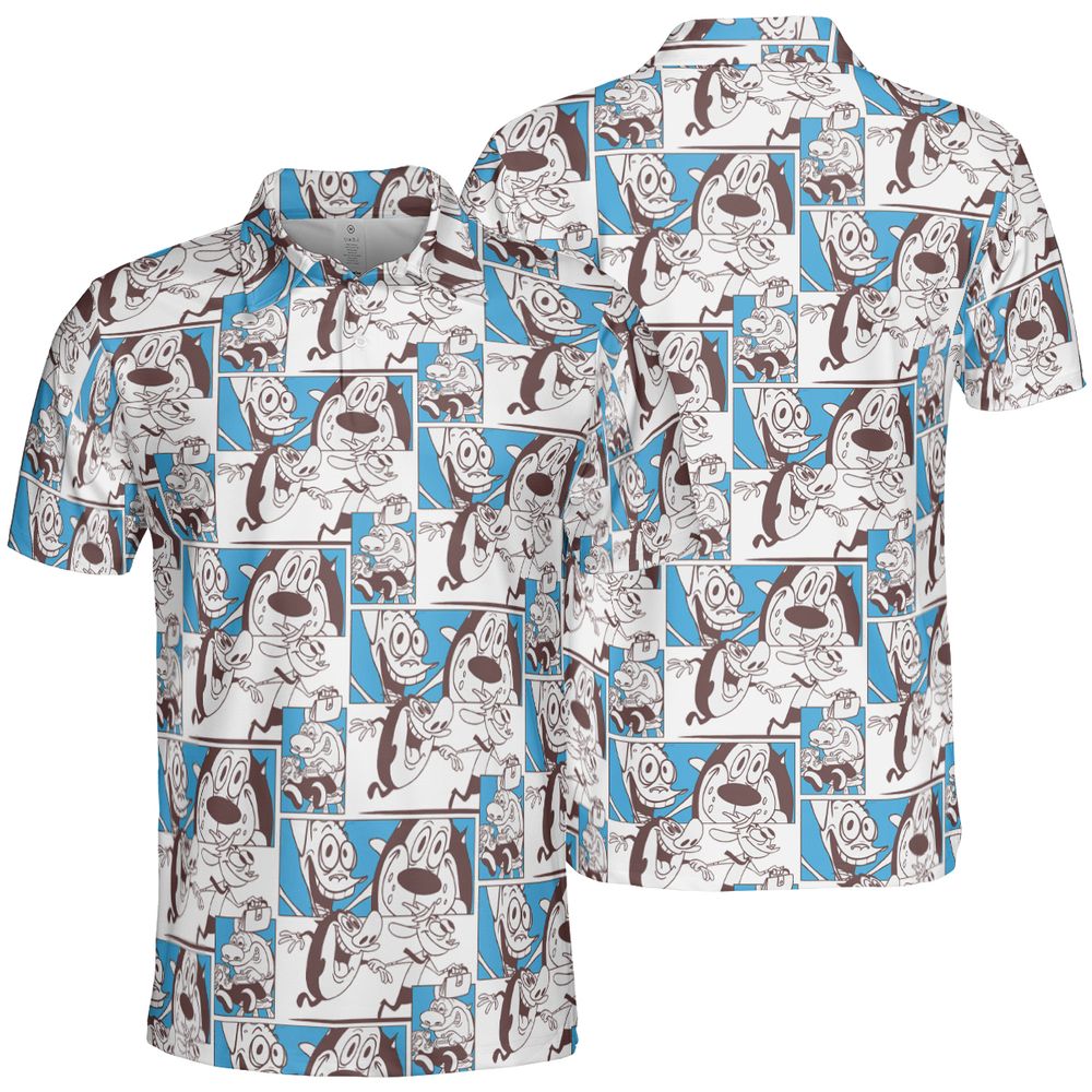 AOP Men/Women Polo Shirt - 4J5DFCX1 -  - 2