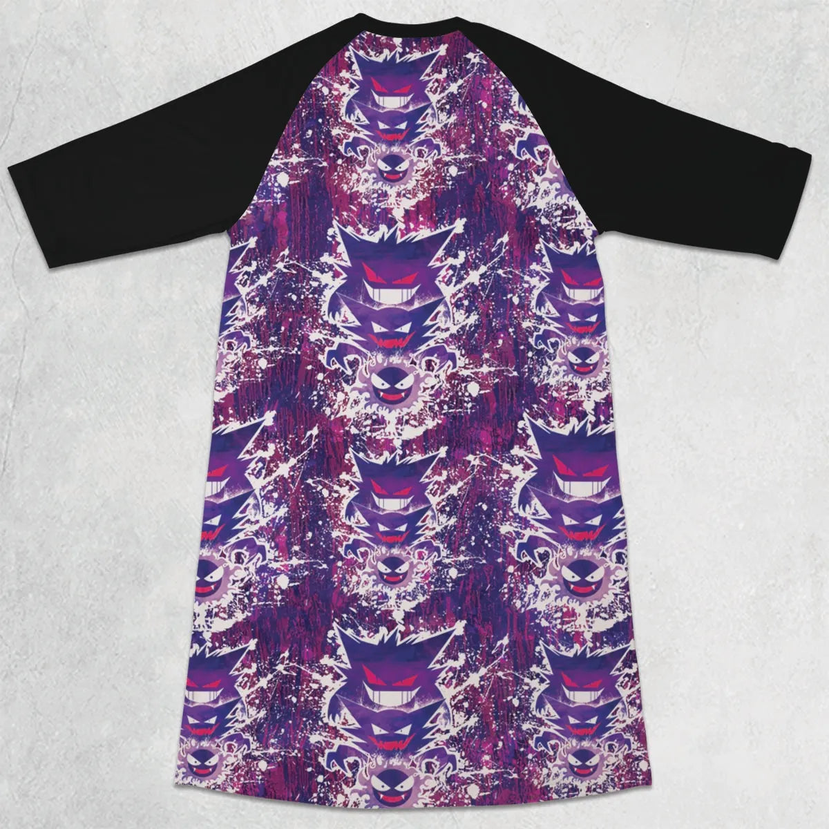 3/4 Sleeve Raglan Dress - QJRFE3AY