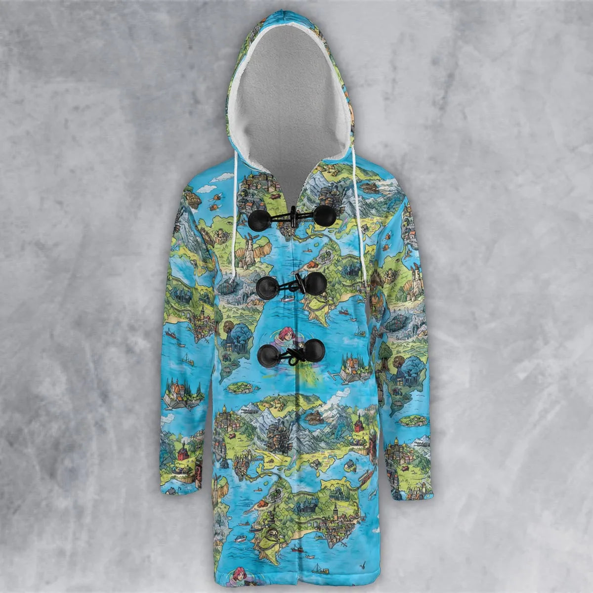 Hooded Cloak Coat - C4PQ1SPK