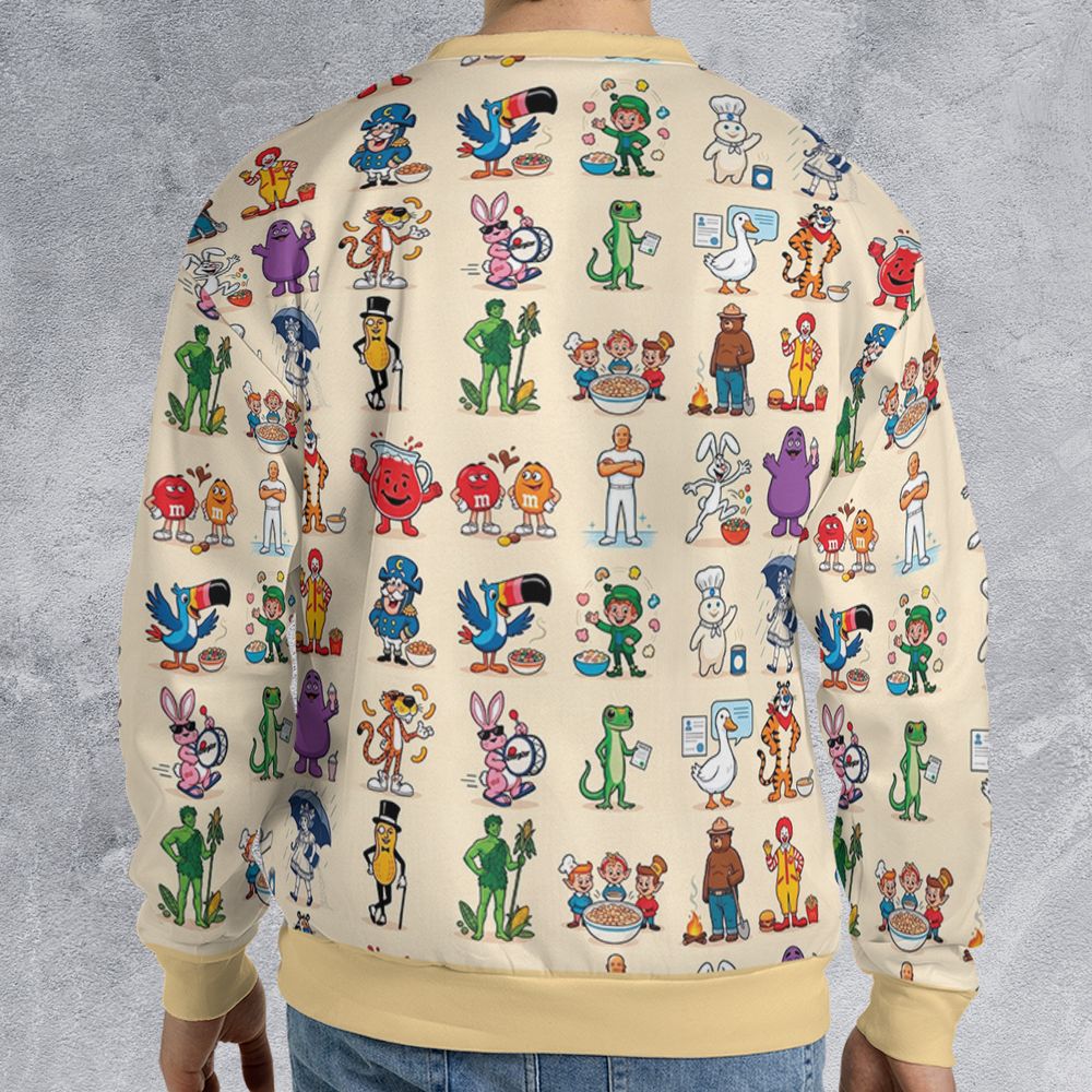 All-over Print Sweatshirt - 5RQHQ1MK -  - 2