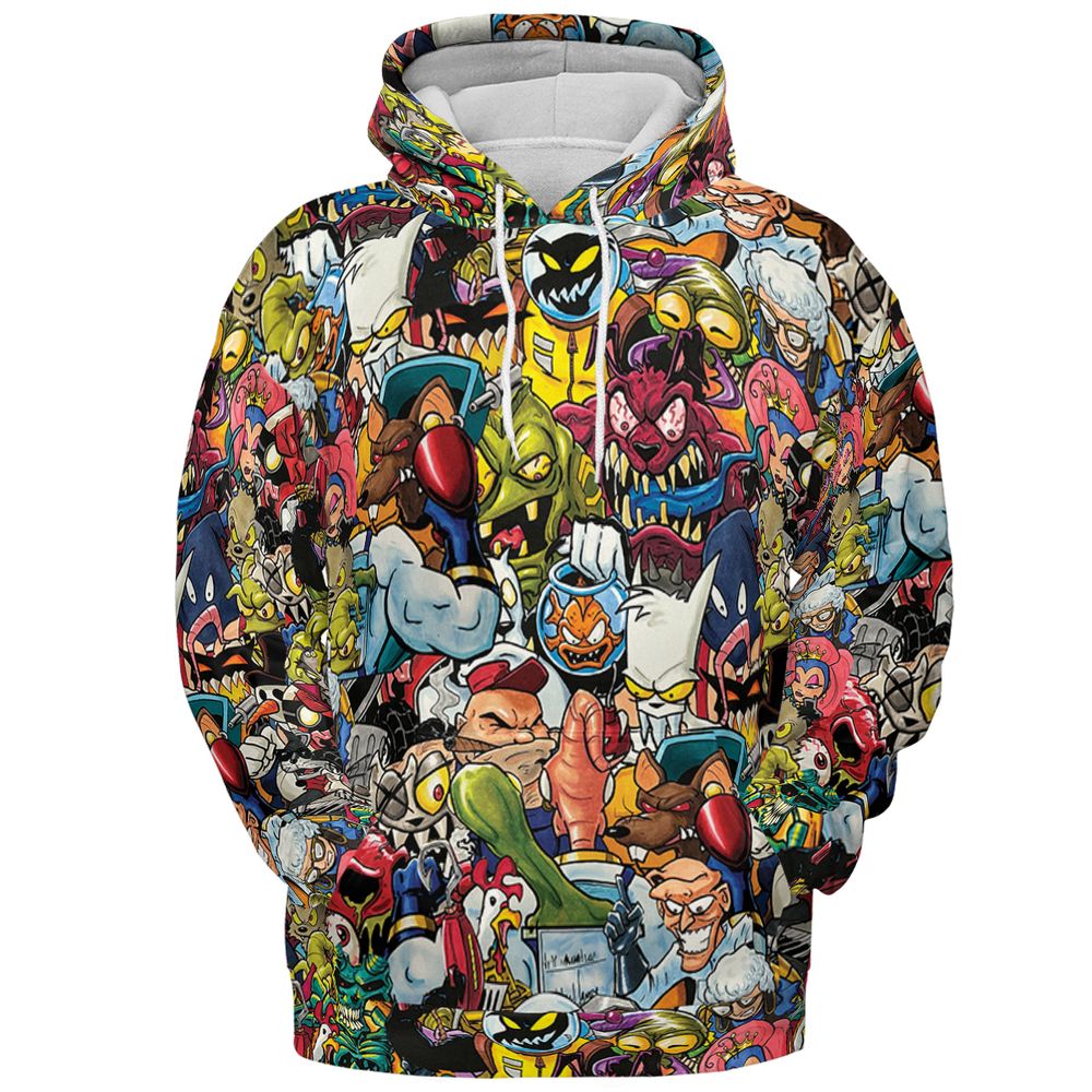 All-over Print Hoodie - 8HYKVZYD -  - 2