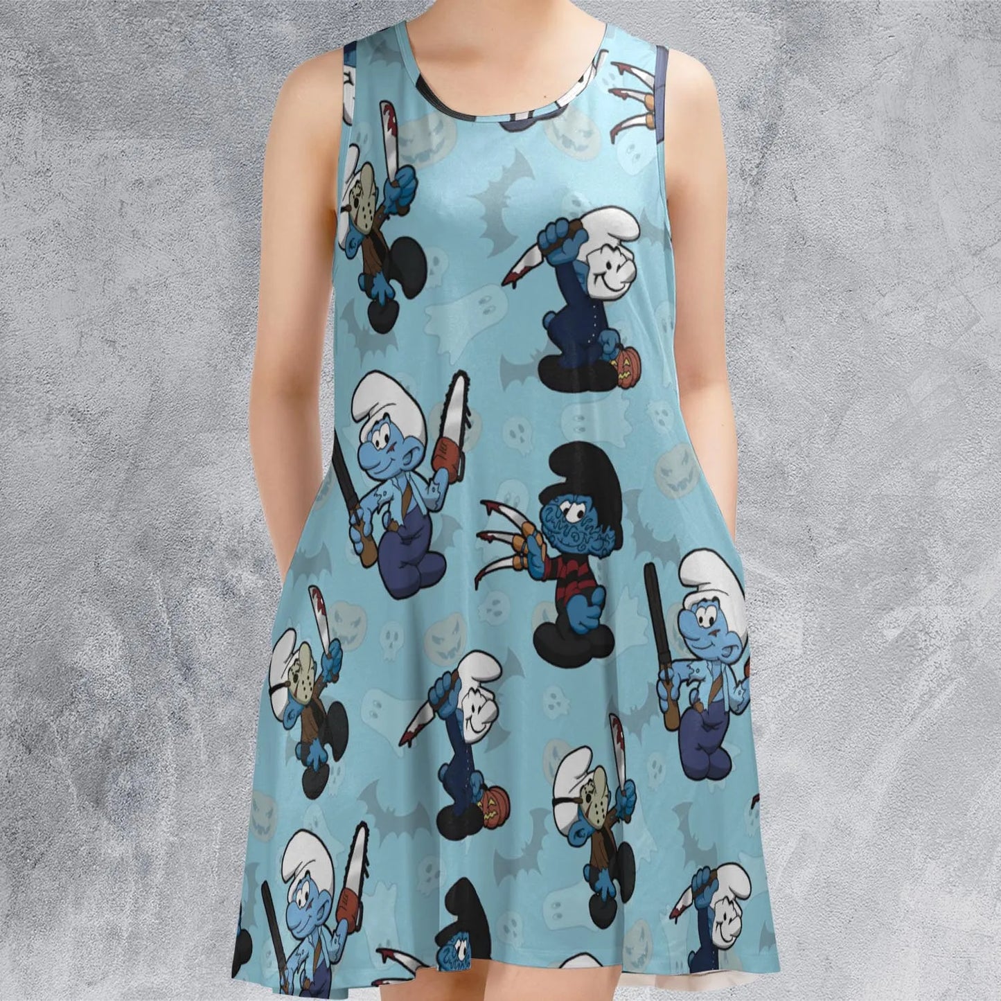 Sleeveless Dress - BWSTUX78