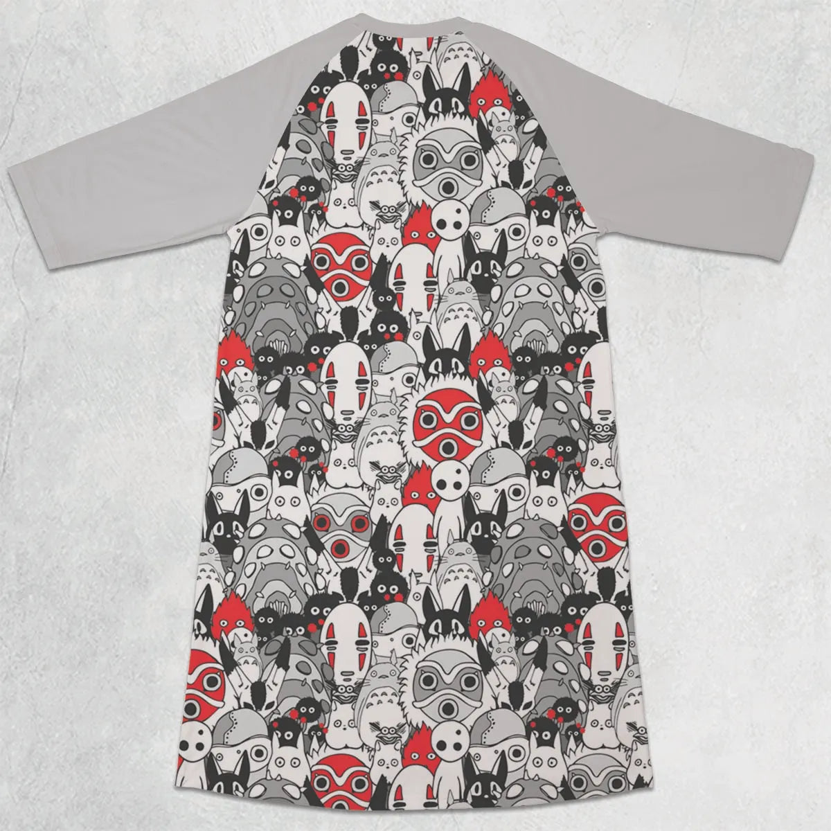 3/4 Sleeve Raglan Dress - NLGEKPJA
