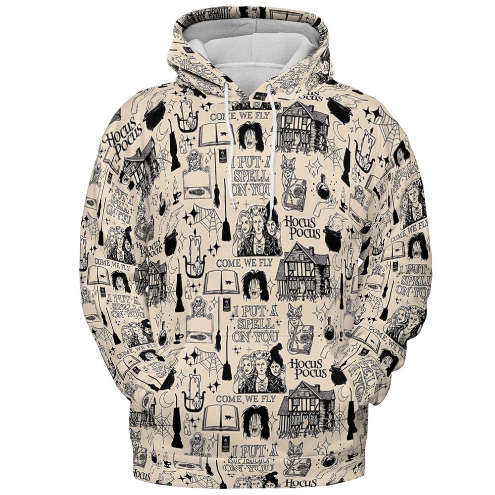 All-over Print Hoodie - MW8X3H5C -  - 2